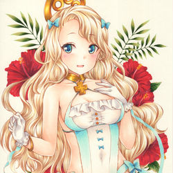This is a pixiv picture whose title is エミールとハイビスカス.