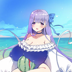 This is a pixiv picture whose title is 水着パッションリップ.