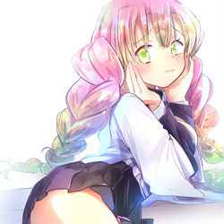 This is a pixiv picture whose title is 蜜璃ちゃん♡.