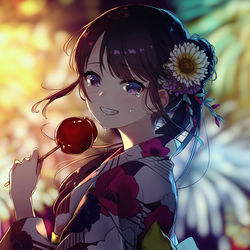 This is a pixiv picture whose title is 夏の終わり.