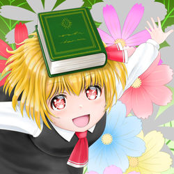 This is a pixiv picture whose title is 読書の秋～！　バキッ.