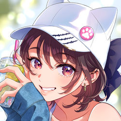 This is a pixiv picture whose title is ちょっとお散歩中.