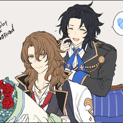 This is a pixiv picture whose title is 【グラ腐ル】ランジクlog③.
