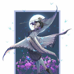 This is a pixiv picture whose title is 胡蝶忍.