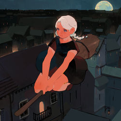 This is a pixiv picture whose title is Little Witch.