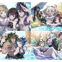 This is a pixiv picture whose title is 【V3】夏だ！プールだ！.