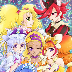 This is a pixiv picture whose title is 9月生まれのプリキュア.