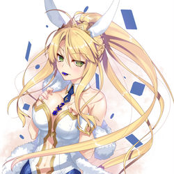 This is a pixiv picture whose title is バニー獅子王.