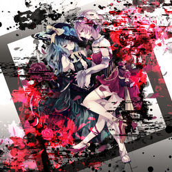 This is a pixiv picture whose title is ***.