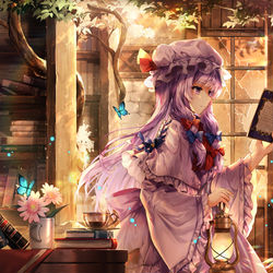 This is a pixiv picture whose title is パチュリー.
