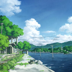 This is a pixiv picture whose title is 夏の日の記憶.