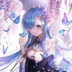 This is a pixiv picture whose title is レム✨.