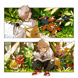 This is a pixiv picture whose title is 荒廃の進んだ世界のポケモン.