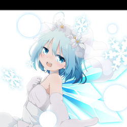 This is a pixiv picture whose title is 9月9日はチルノちゃん.