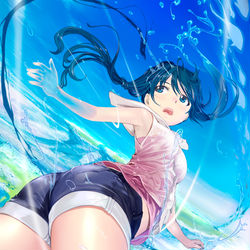 This is a pixiv picture whose title is 天気を操る能力者.