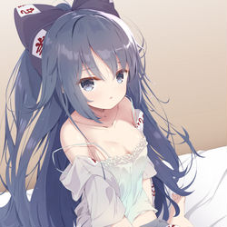 This is a pixiv picture whose title is 無垢な貧乏神.