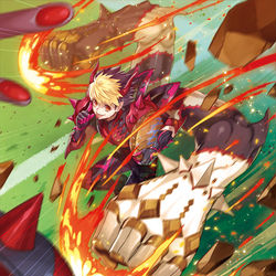 This is a pixiv picture whose title is 【ヴァンガード】ビッグブロー・テッド.