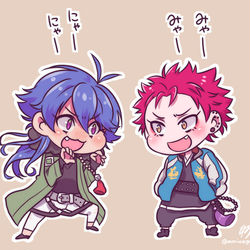 This is a pixiv picture whose title is 🎲💥📿.