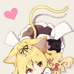 This is a pixiv picture whose title is 猫魔理沙ちゃん.