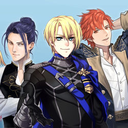 This is a pixiv picture whose title is Blue Lions Collab.