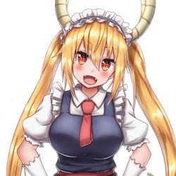 This is a pixiv picture whose title is 小林さんちのメイドラゴン.