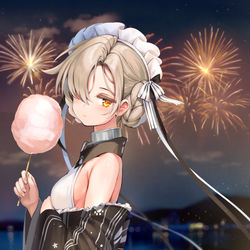 This is a pixiv picture whose title is 浴衣シェフィちゃん.