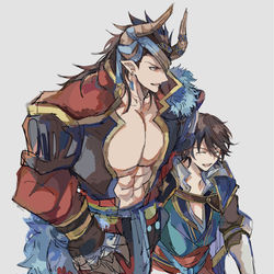 This is a pixiv picture whose title is 【腐】ライカイ詰め②.