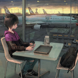 This is a pixiv picture whose title is Leave.