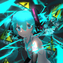 This is a pixiv picture whose title is 充電率300%〔感電注意〕.