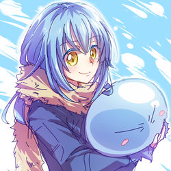 This is a pixiv picture whose title is 転生したらスライムだった件.