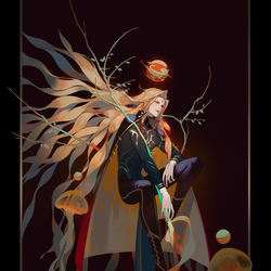 This is a pixiv picture whose title is 火星.