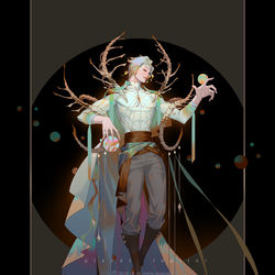 This is a pixiv picture whose title is 木星.