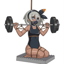 This is a pixiv picture whose title is Rope Weight Training.