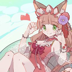 This is a pixiv picture whose title is 水着マホ.