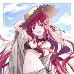 This is a pixiv picture whose title is 红豆.