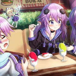 This is a pixiv picture whose title is 3 Nep2.