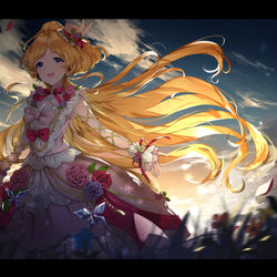 This is a pixiv picture whose title is 強く、優しく、美しく.