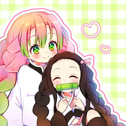 This is a pixiv picture whose title is ♡♡.