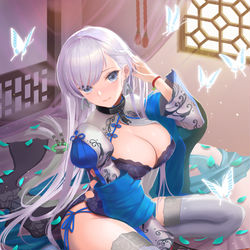 This is a pixiv picture whose title is 胡蝶の夢.