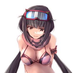 This is a pixiv picture whose title is 水着刑部姫.