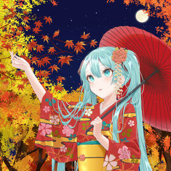 This is a pixiv picture whose title is 🍁.