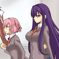 This is a pixiv picture whose title is ドキドキ文芸部　その３.