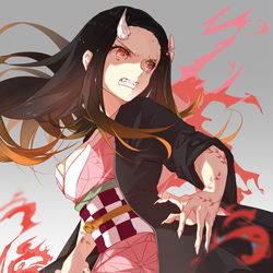 This is a pixiv picture whose title is 覺醒.