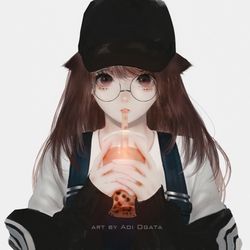 This is a pixiv picture whose title is Haku.