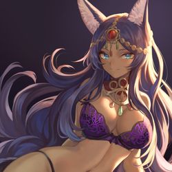 This is a pixiv picture whose title is 下着モデル「ミドキャスさん」.