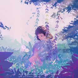 This is a pixiv picture whose title is 花丛.