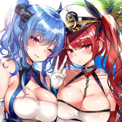 This is a pixiv picture whose title is アズールレーン2周年！.