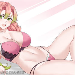 This is a pixiv picture whose title is Mitsuri Kanroji.