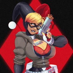 This is a pixiv picture whose title is Harley Quinn.