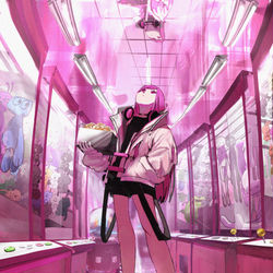 This is a pixiv picture whose title is 袋の鼠.